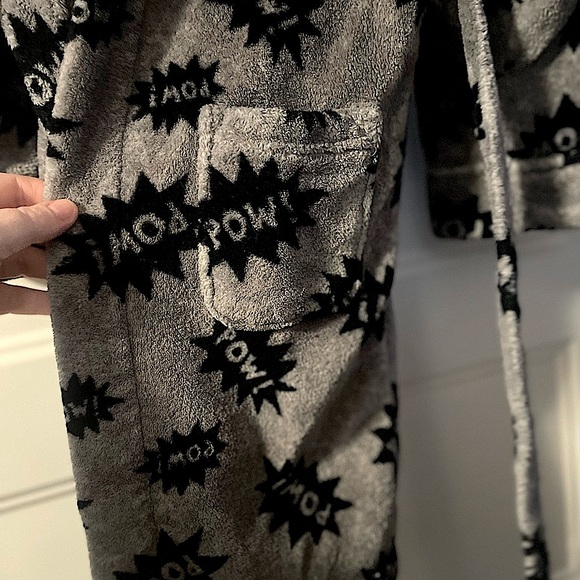Kids Gray funny animal bathrobe 7-8y - Picture 2 of 7